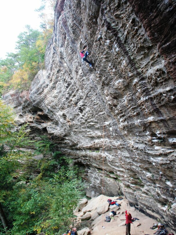 Red River Gorge climbing
