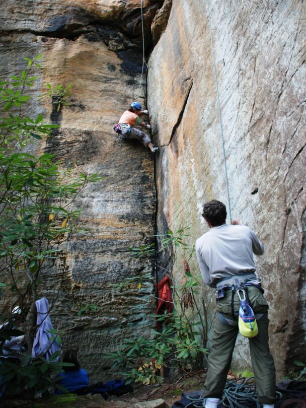 Red River Gorge climbing