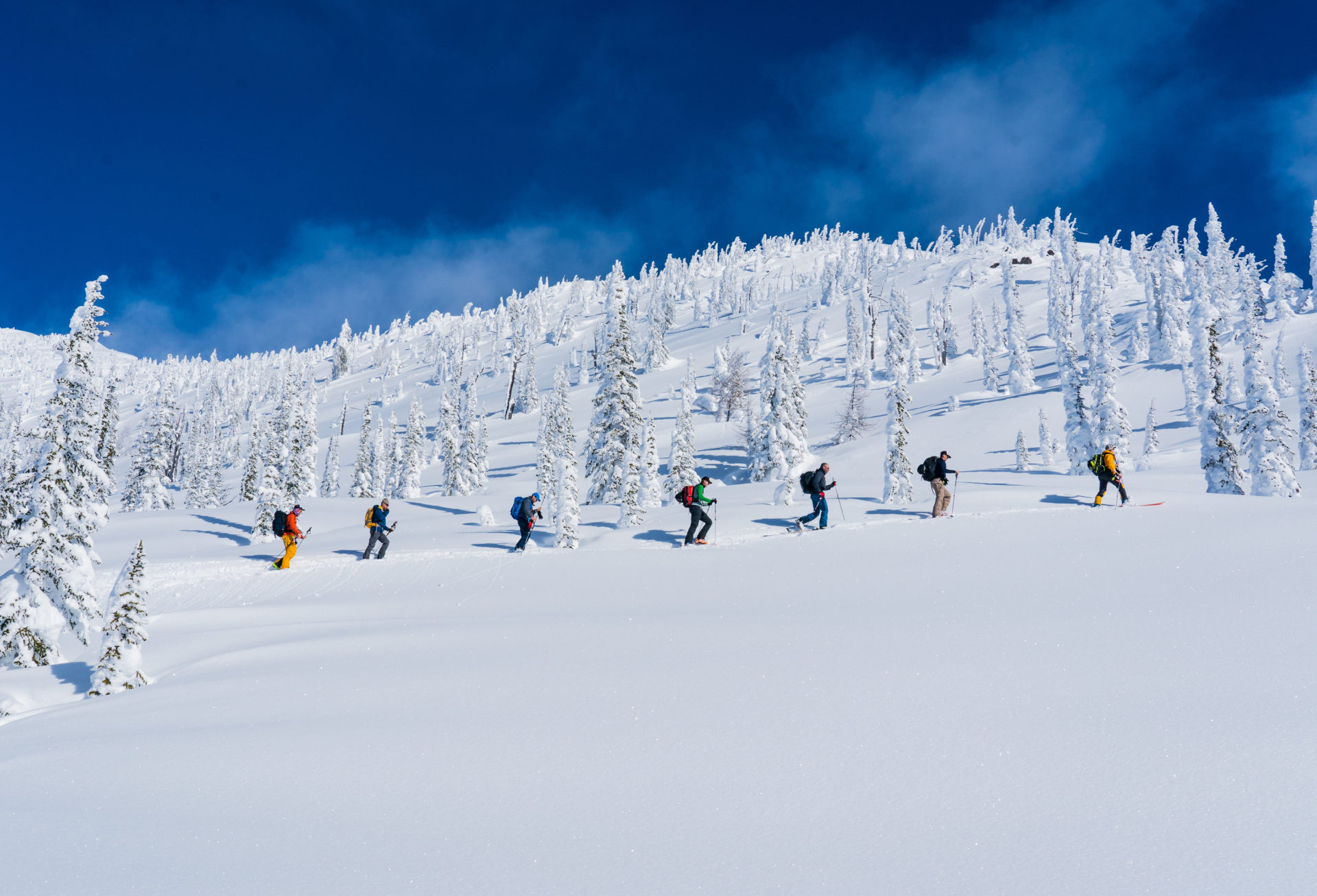 skiing at ymir