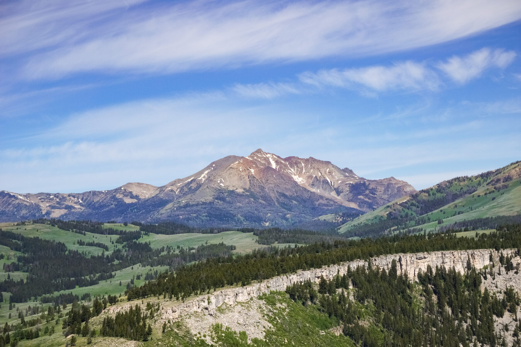 A lovely canyon near the Mammoth Hot Springs.