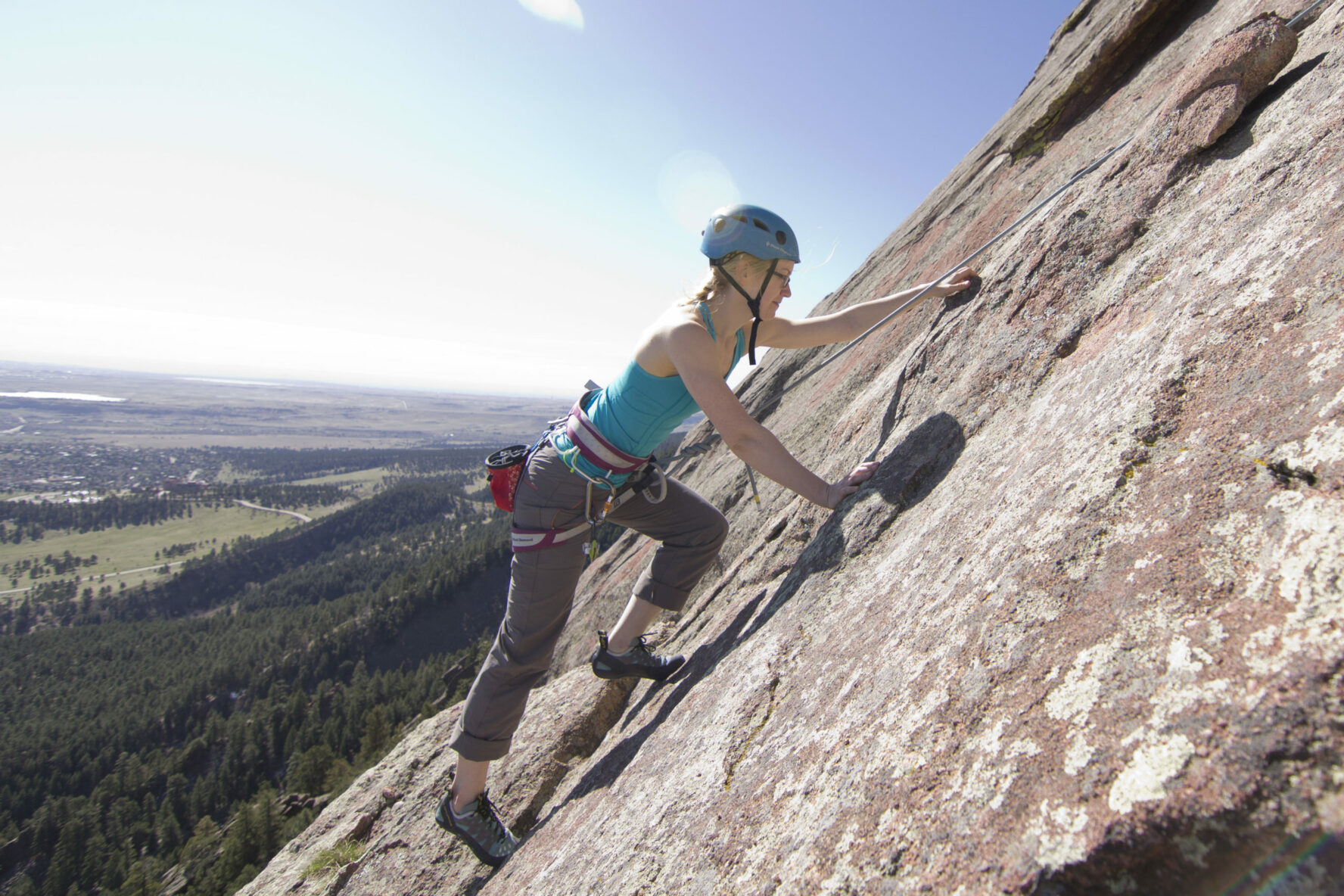 Rock Climbing the Flatirons