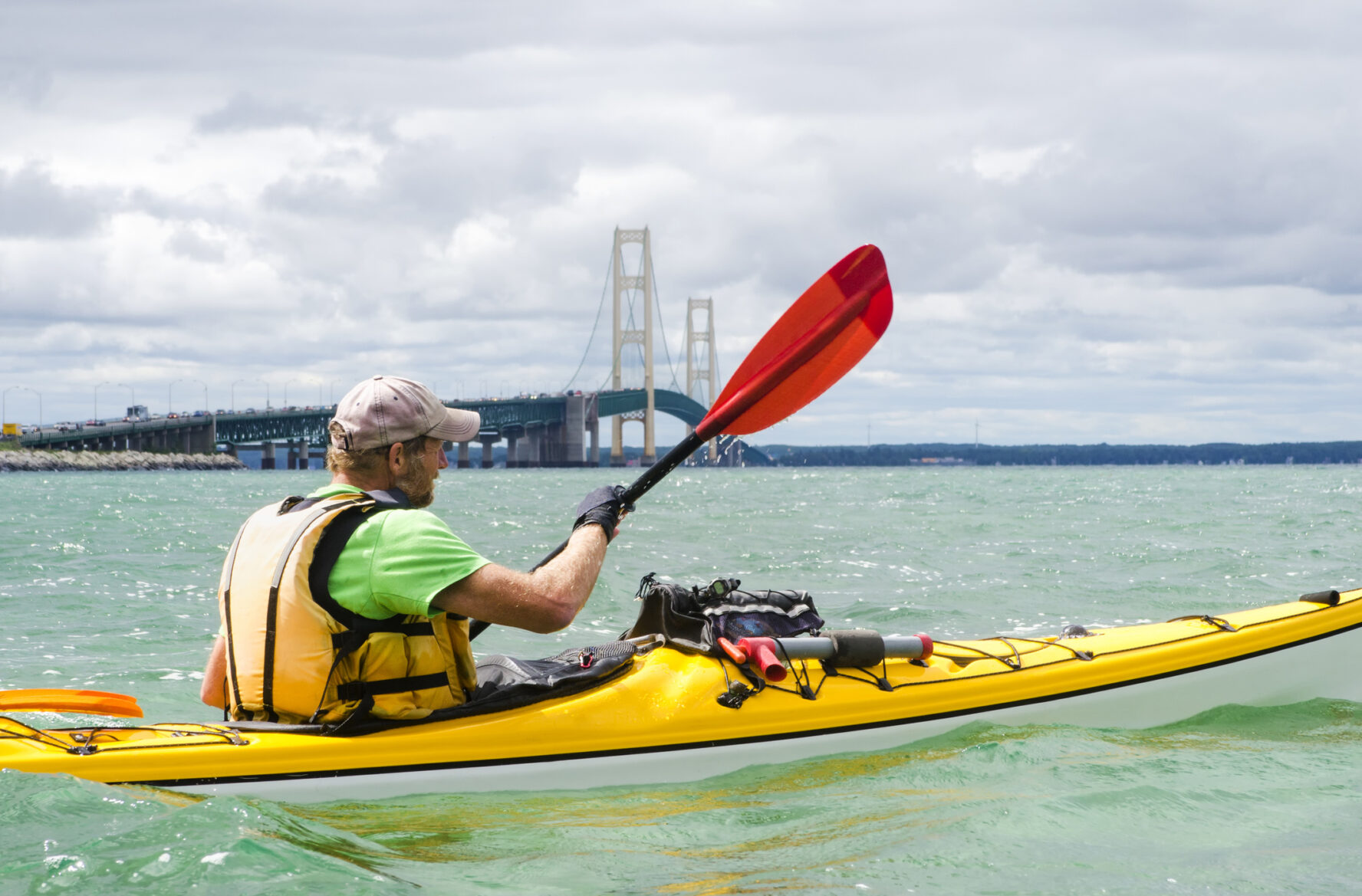 Lake Michigan kayaking