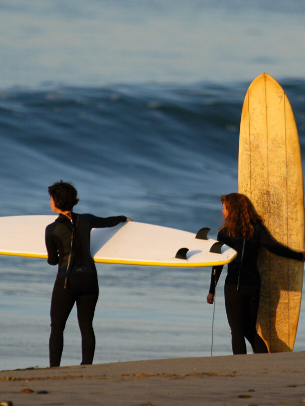 surfing in santa cruz