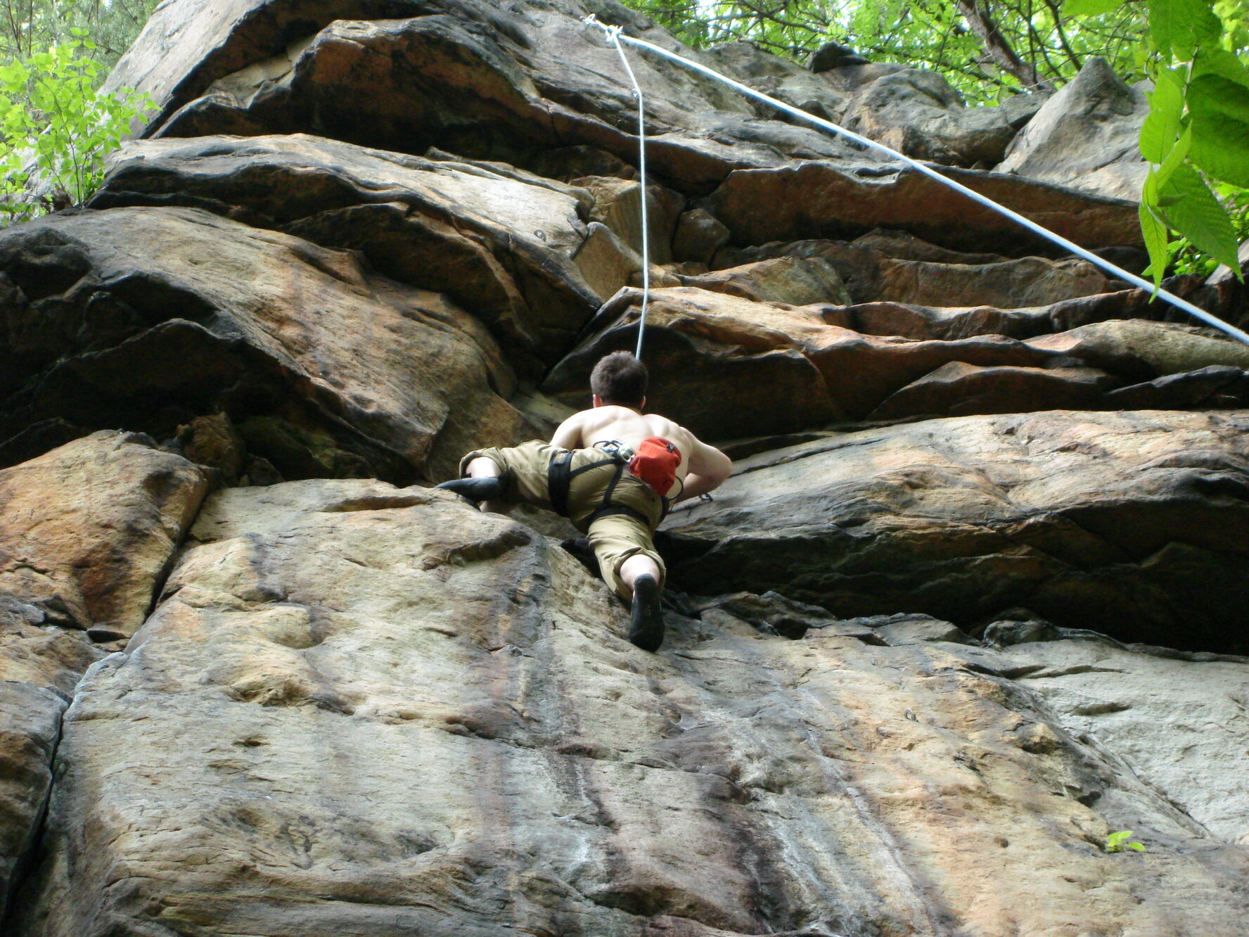 New River Gorge rock climbing
