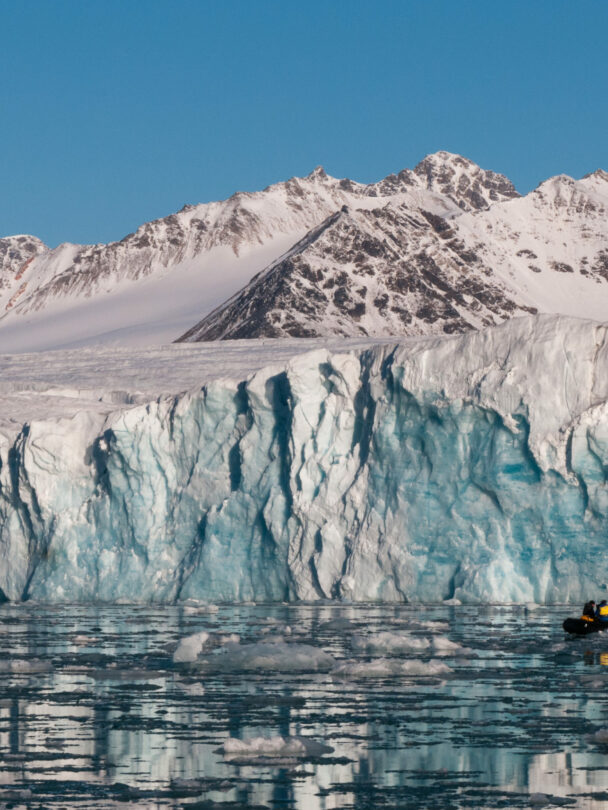 A city details of Longyearbyen - the most Northern settlement in the world. Svalbard . Norway.