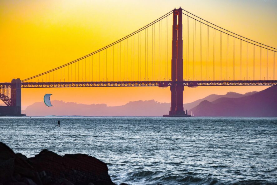 San Francisco kiteboarding