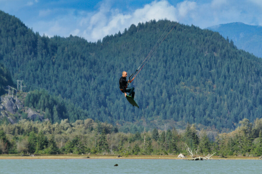 Squamish kiteboarder