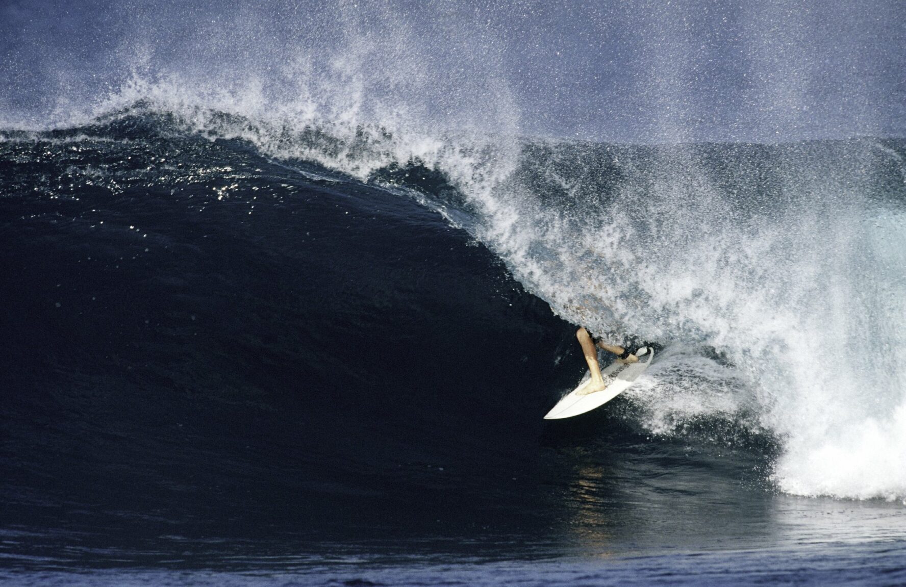 Surfing Cloud 9 — one of the best breaks in the world.