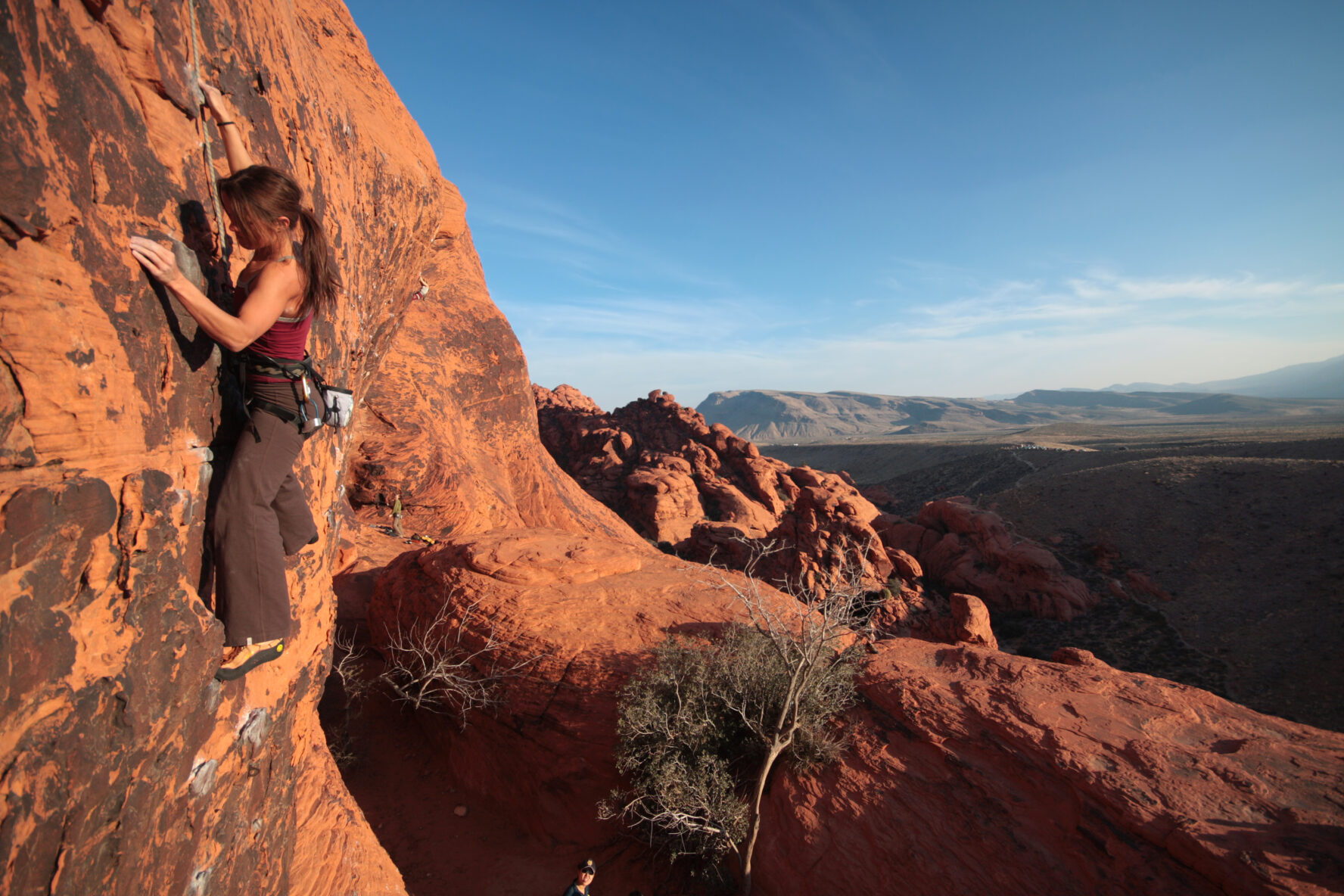 Climbing Red Rock