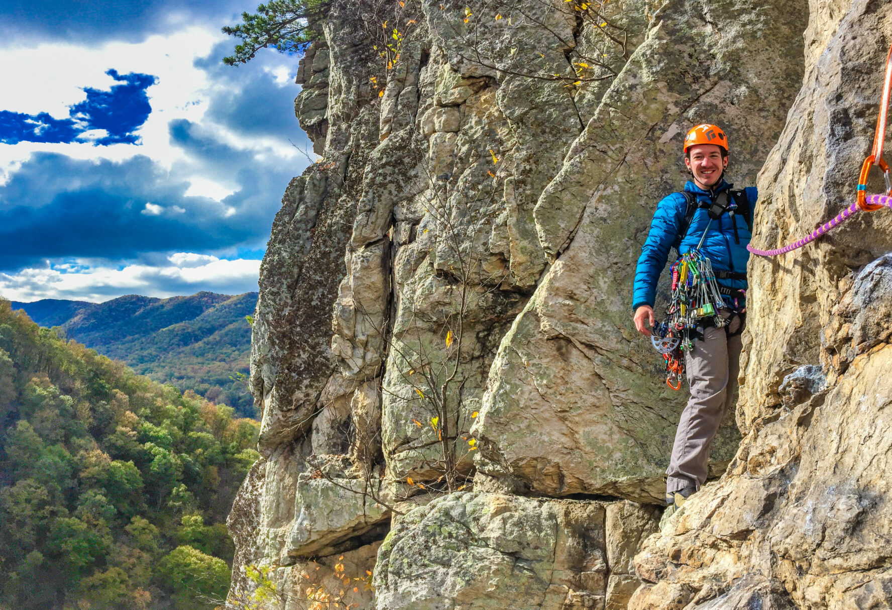 Seneca Rocks Climbing