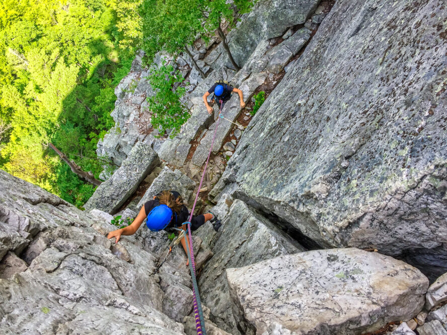 Seneca Rocks Climbing