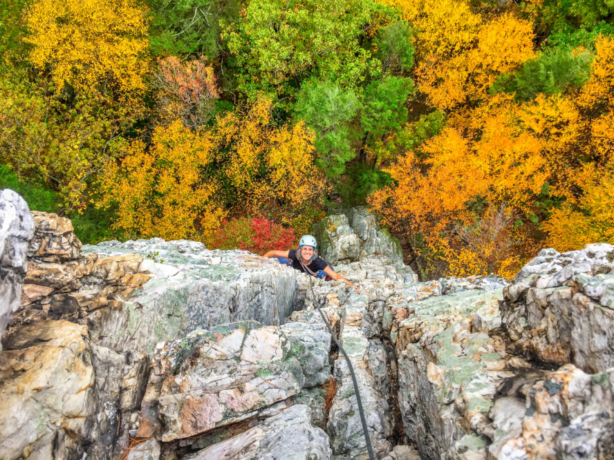 Seneca Rocks Climbing