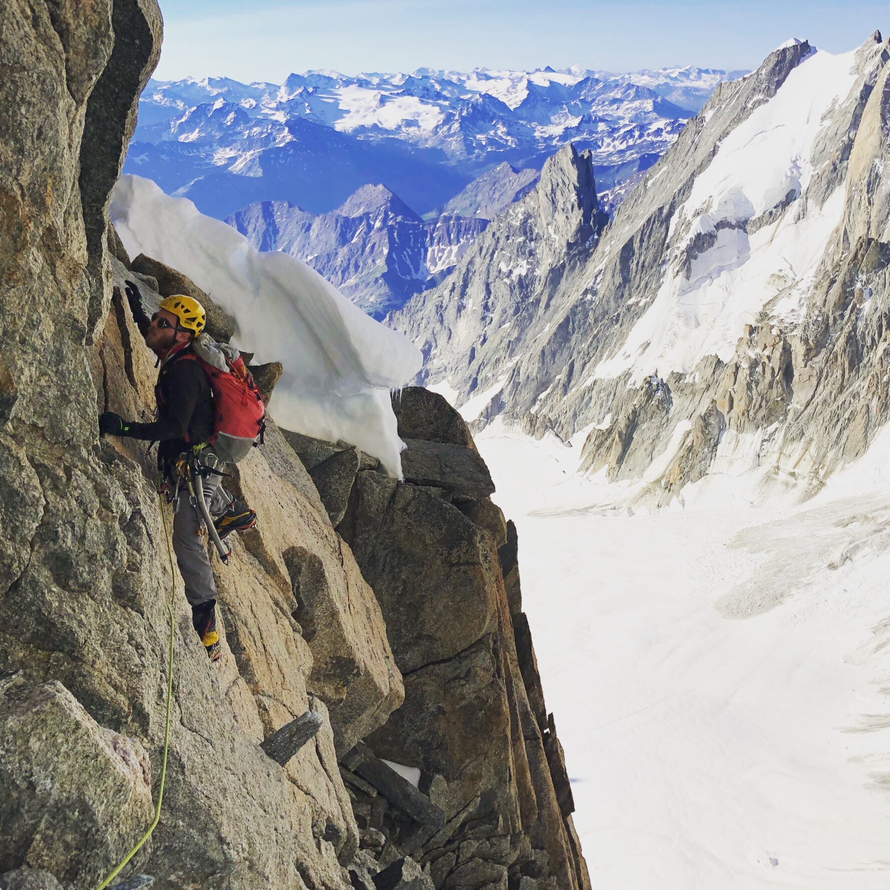Chamonix climbing