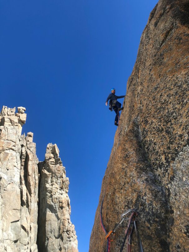 Chamonix climbing