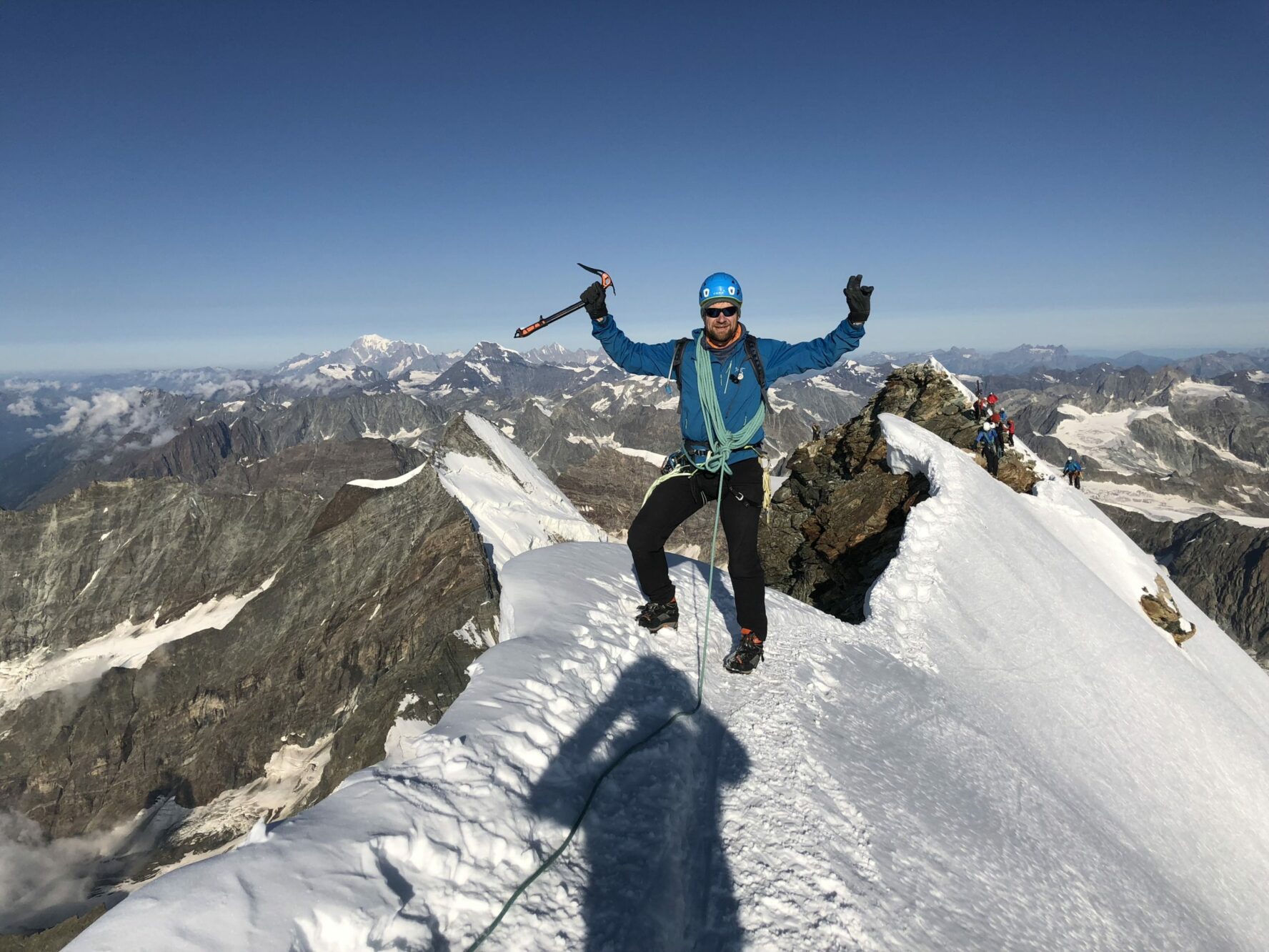 Chamonix climbing