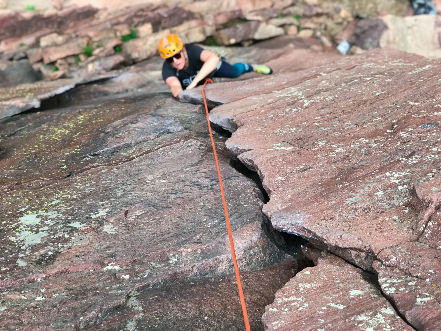 Climbing in Eldorado Canyon Denver