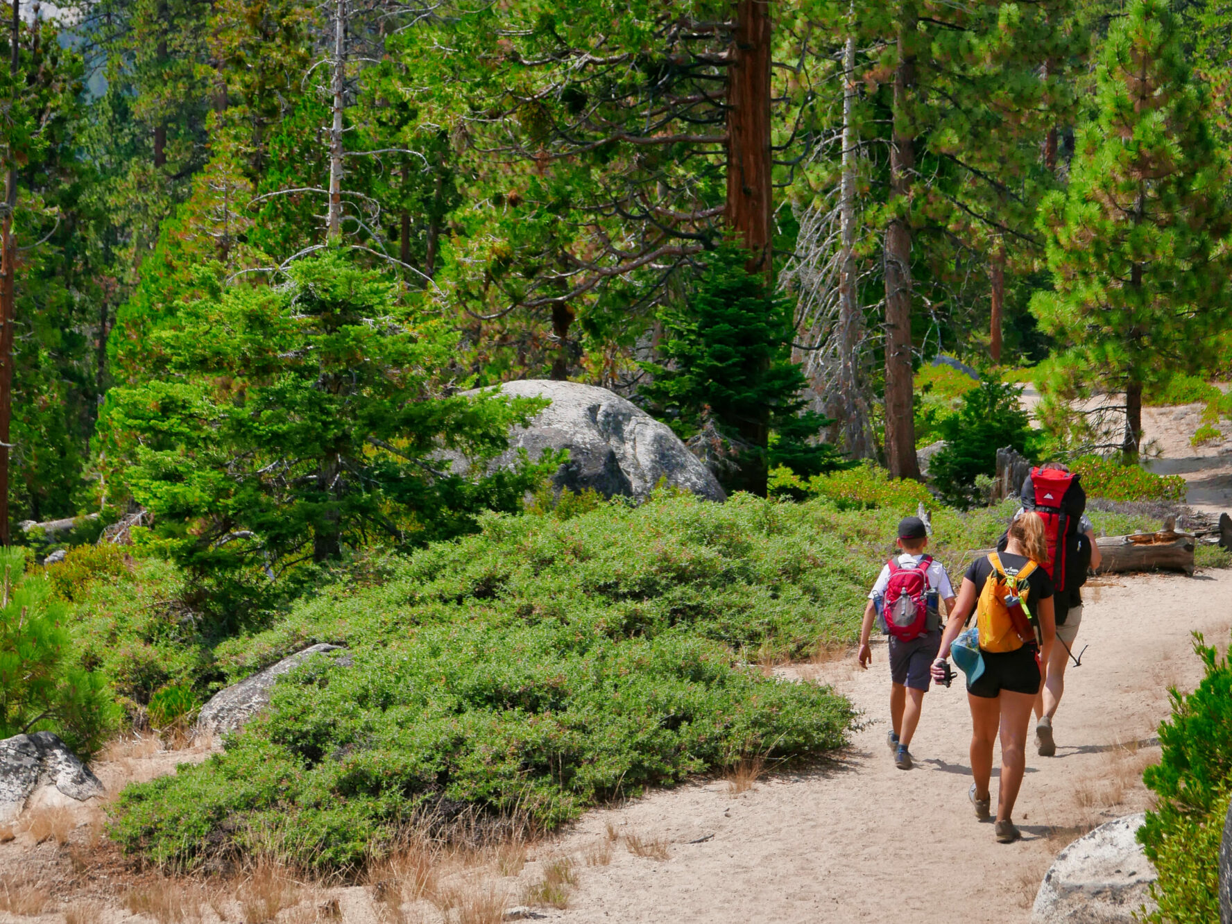 hiking John Muir Trail