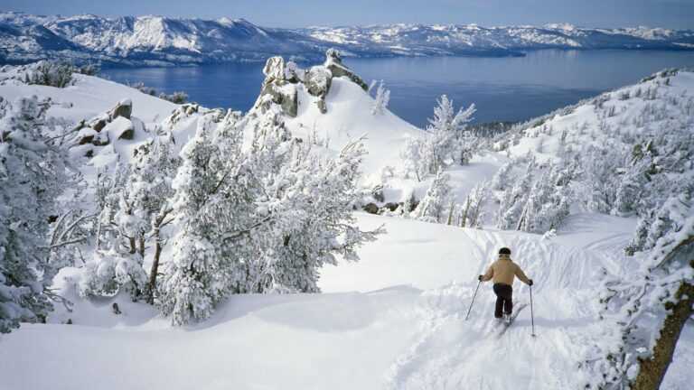 Backcountry Skiing Lake Tahoe with a Guide