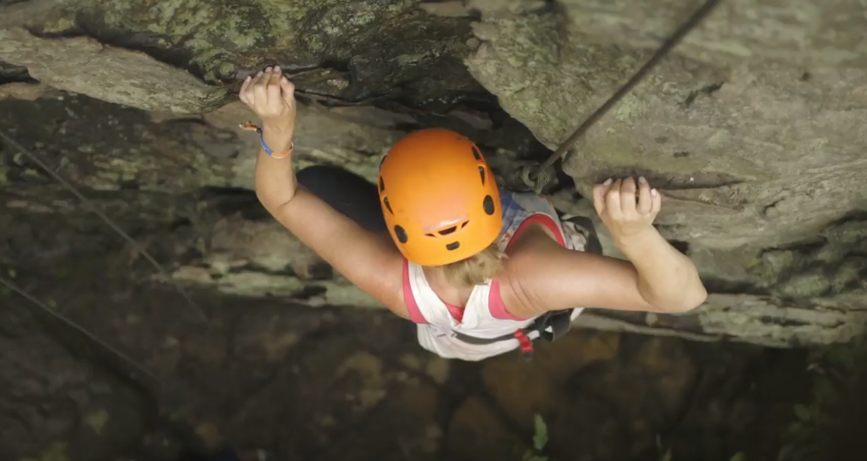 The New River Gorge rock climbing video