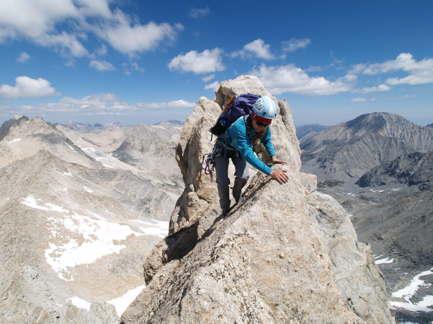 High Sierra climbing