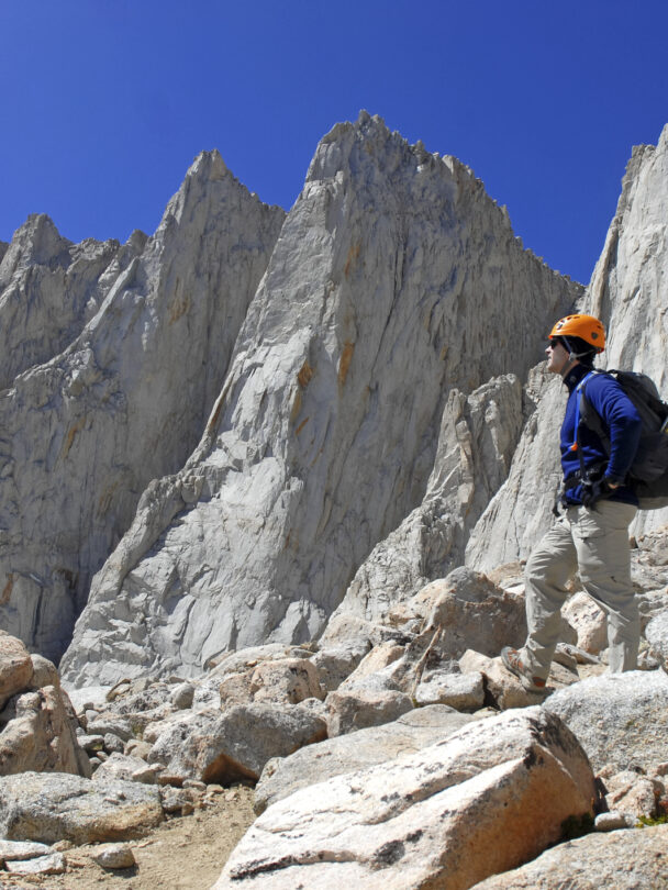 High Sierra climbing