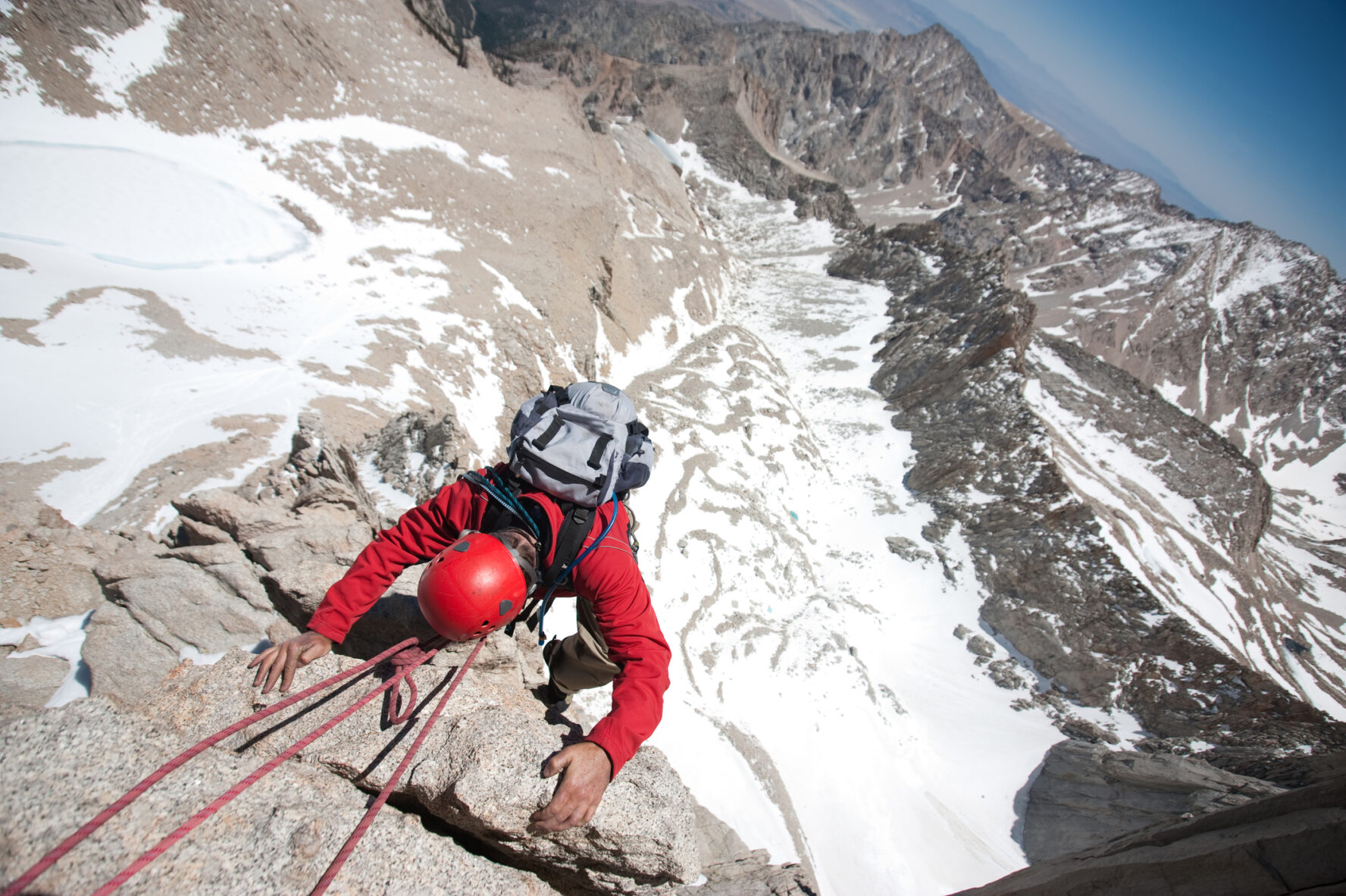 High Sierra climbing