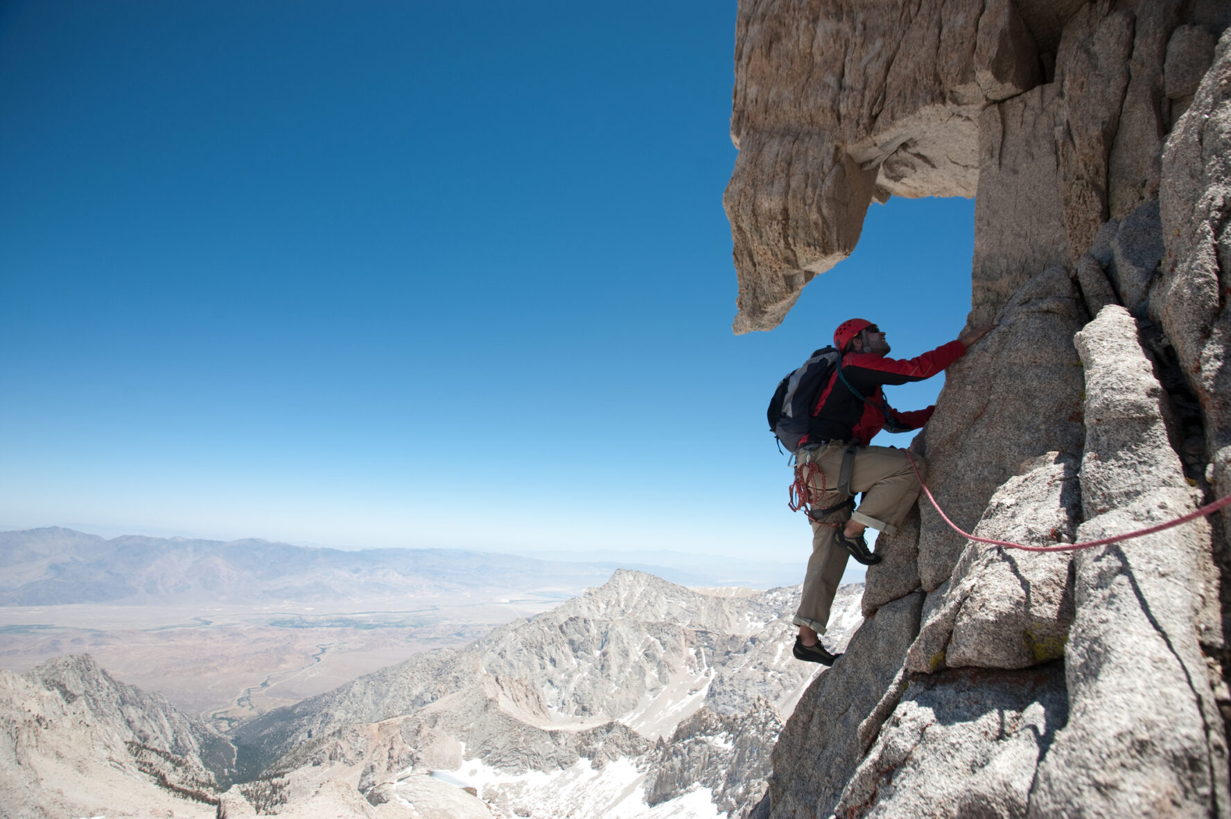 High Sierra climbing