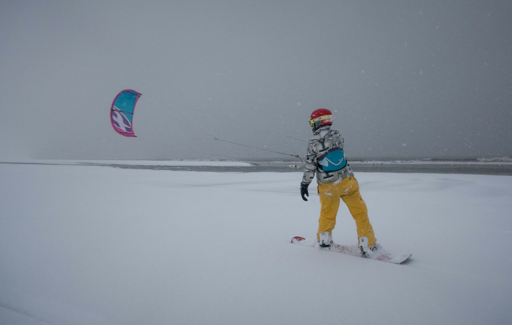 New York Snowkiting