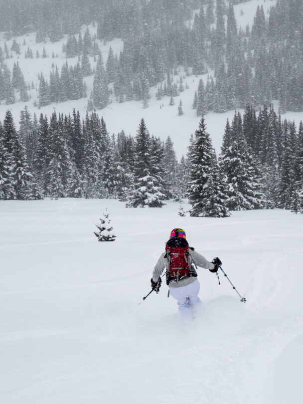 backcountry skiing vail pass