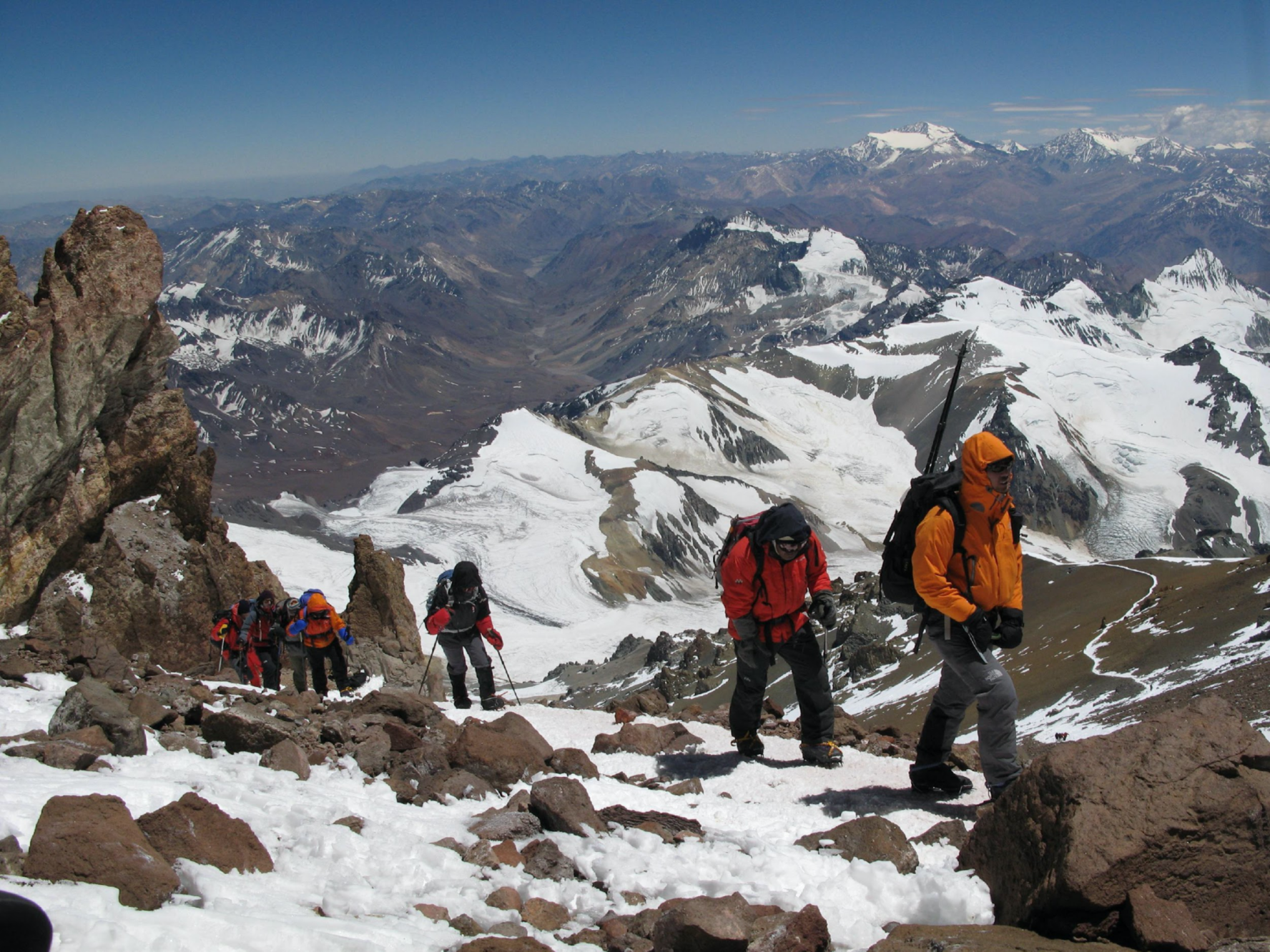 Aconcagua Polish Glacier Route Climbing
