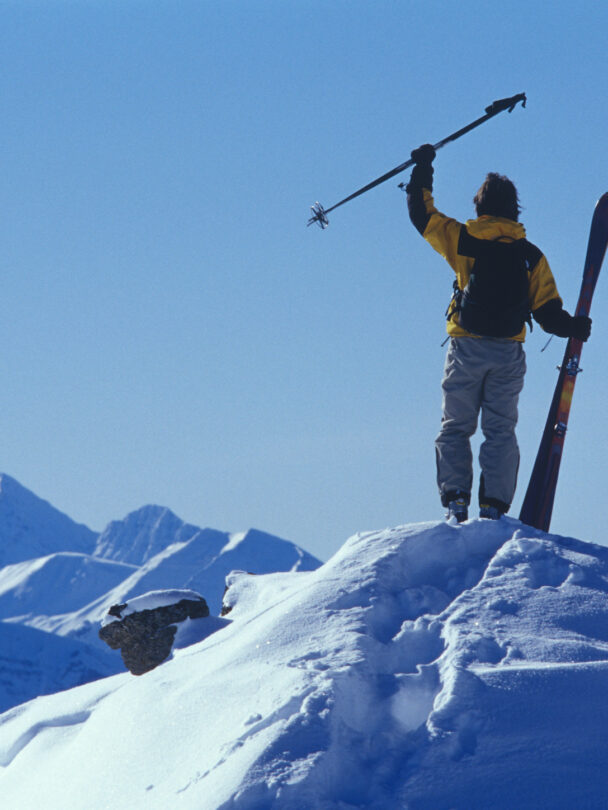 Banff backcountry skiing