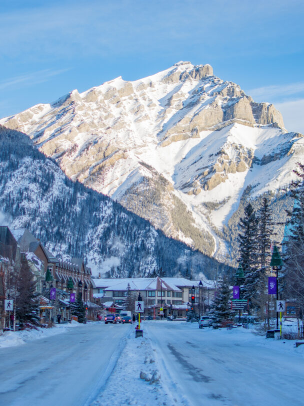 Banff backcountry skiing