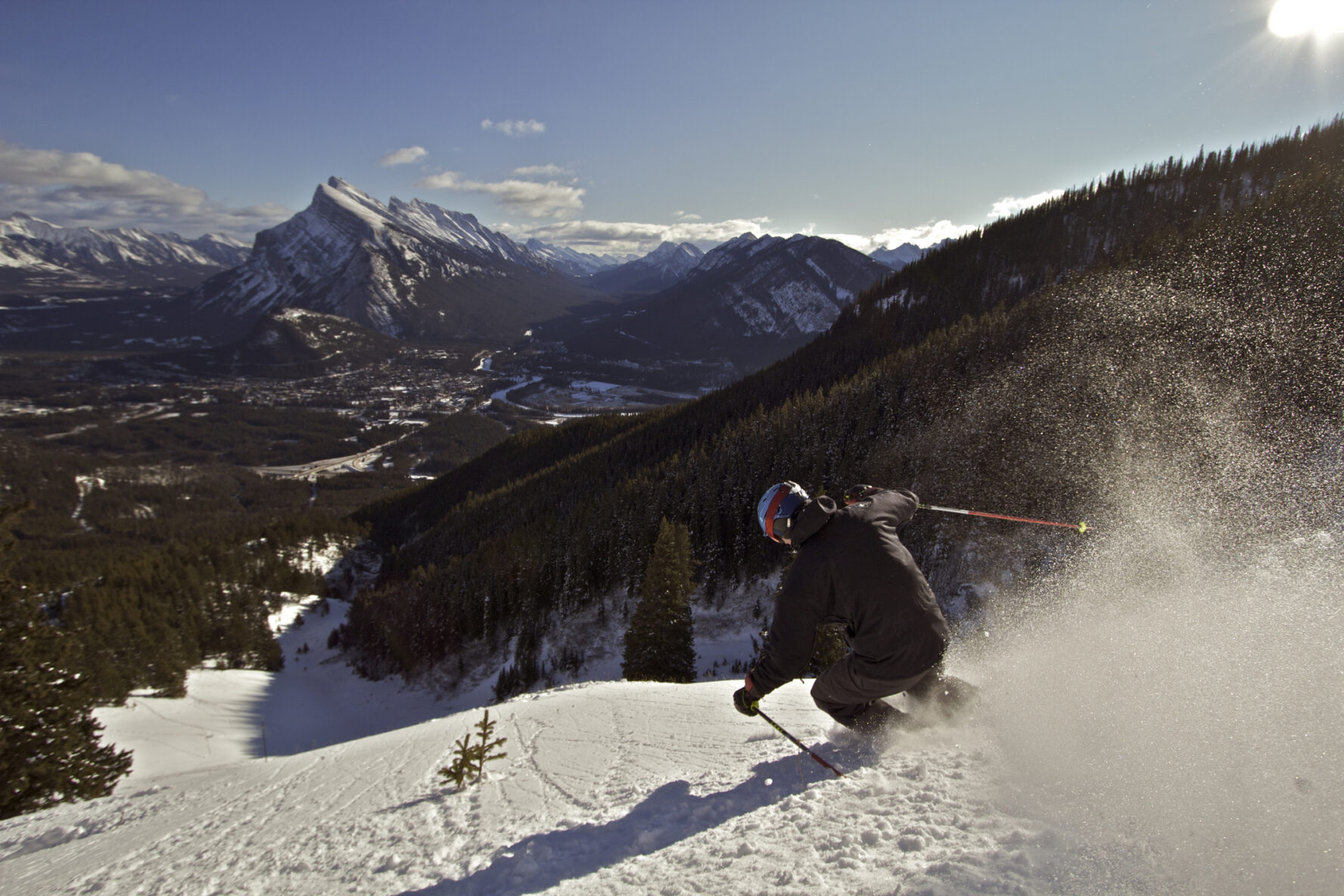 Banff backcountry skiing