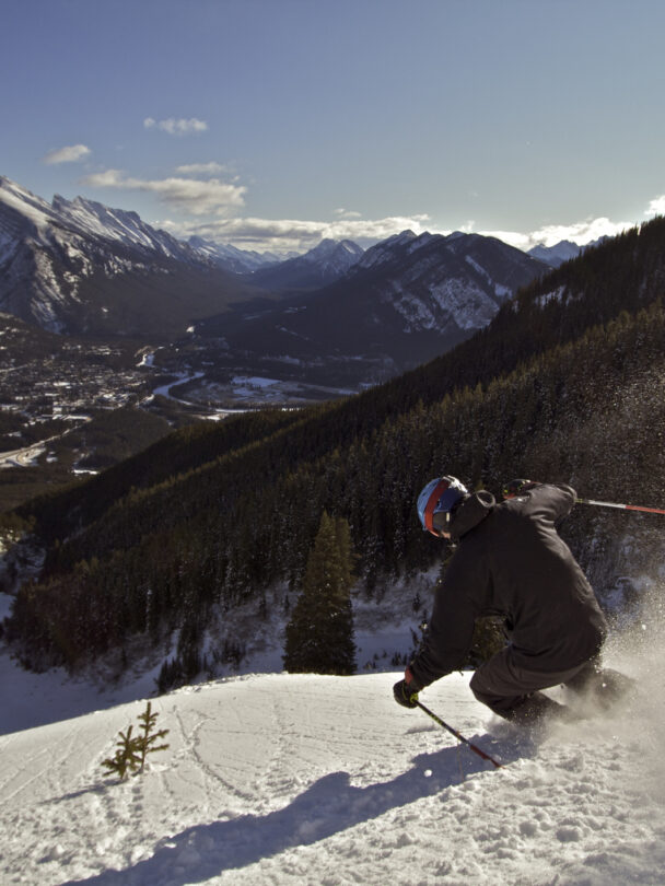 Banff backcountry skiing