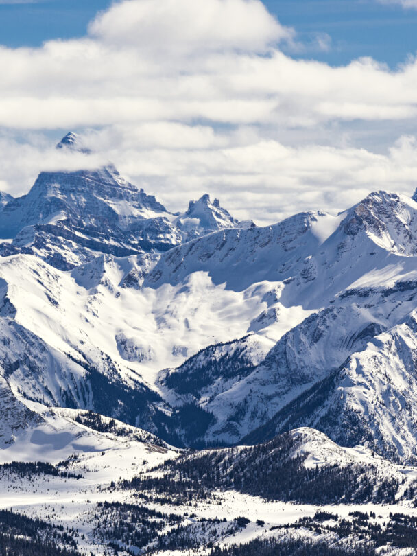 Banff backcountry skiing