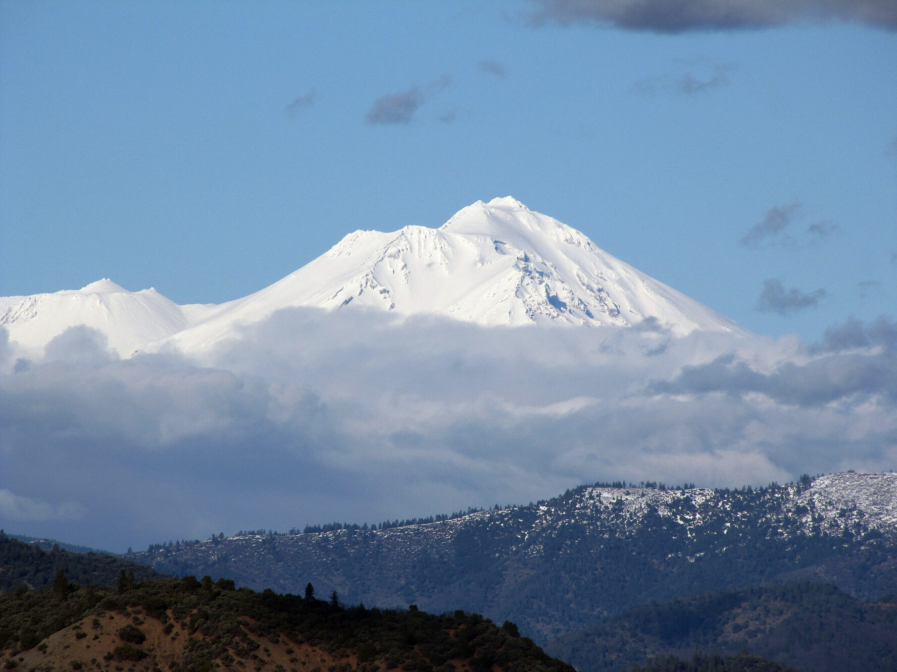 Mount Shasta from a distance seems daunting, but with a professional guide by your side, nothing is impossible