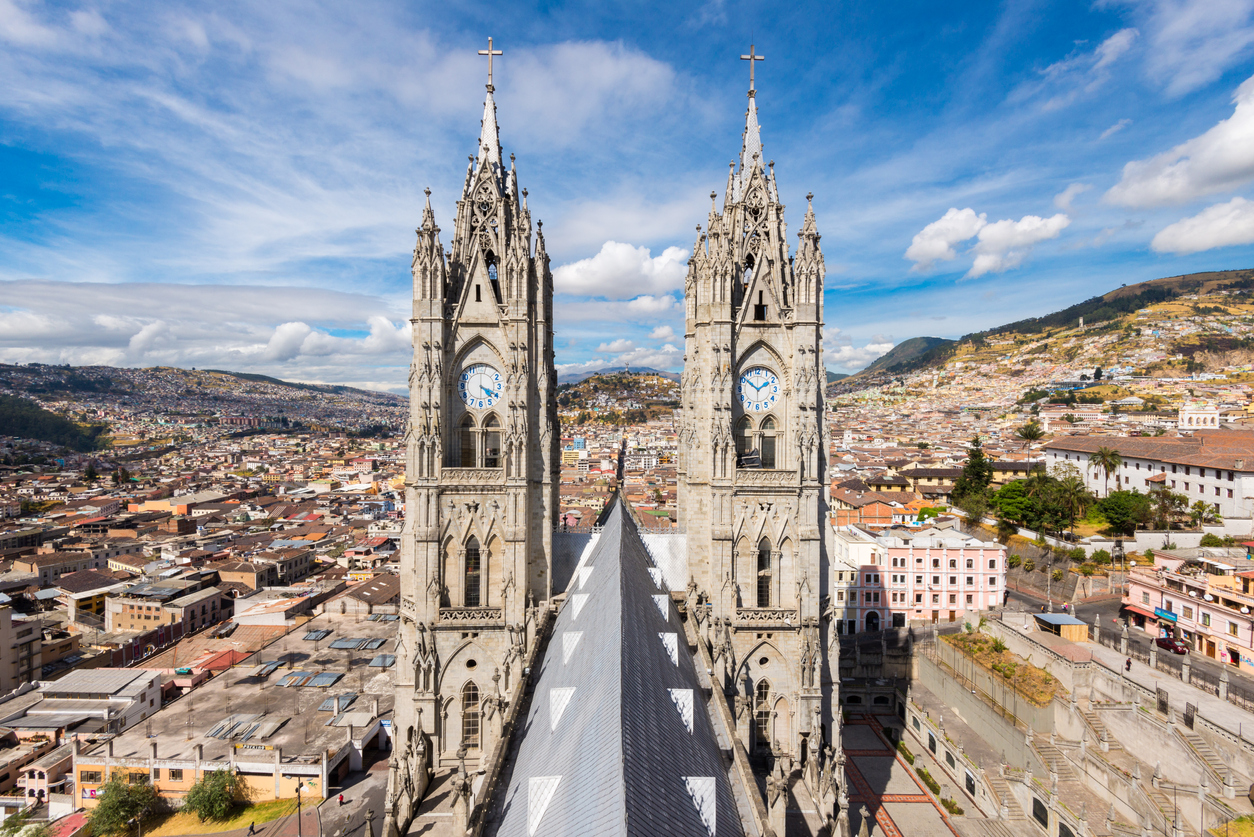 Explore Quito’s old town and colonial sights with your guides and go over the details of your trip