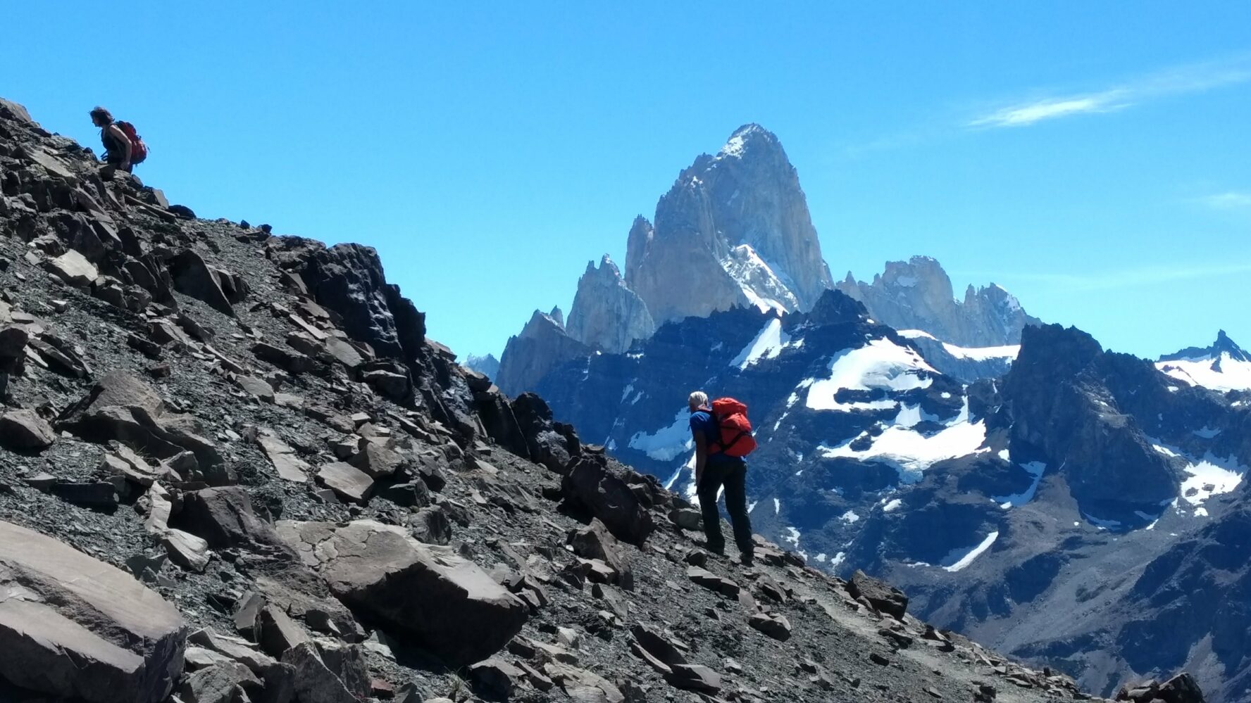 El Chalten Paso del Cuadrado hiking