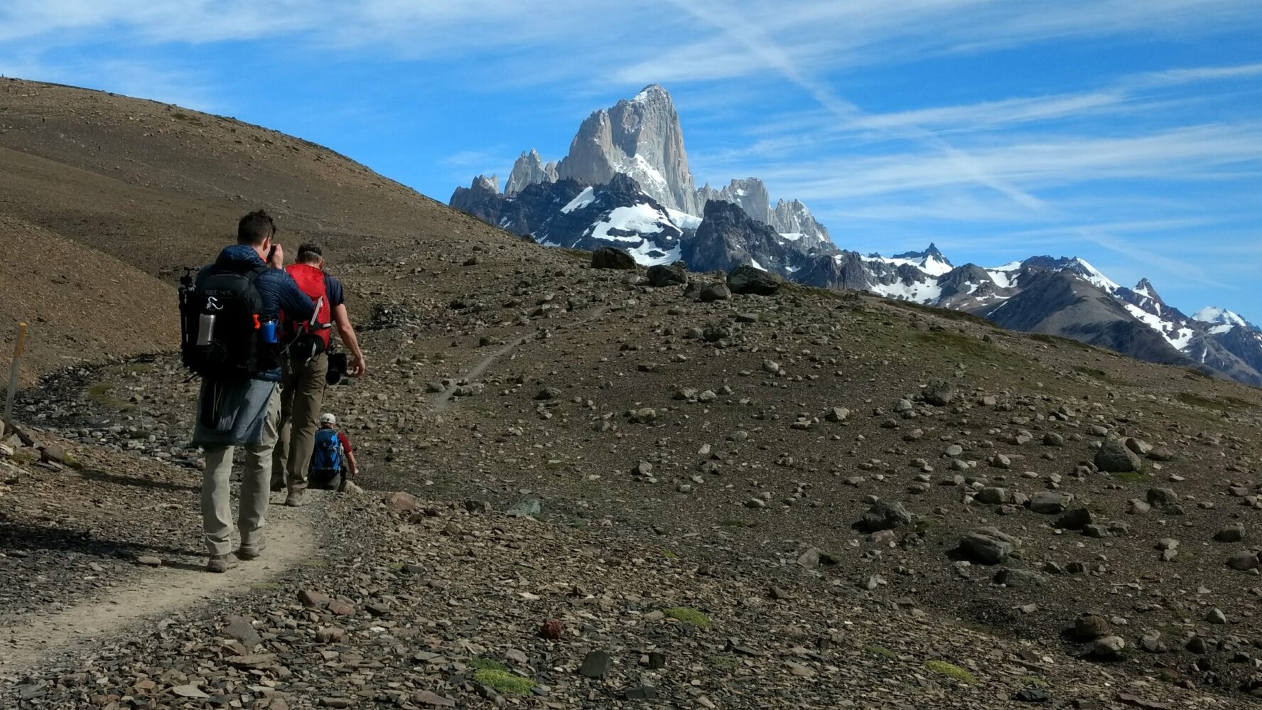El Chalten Paso del Cuadrado hiking