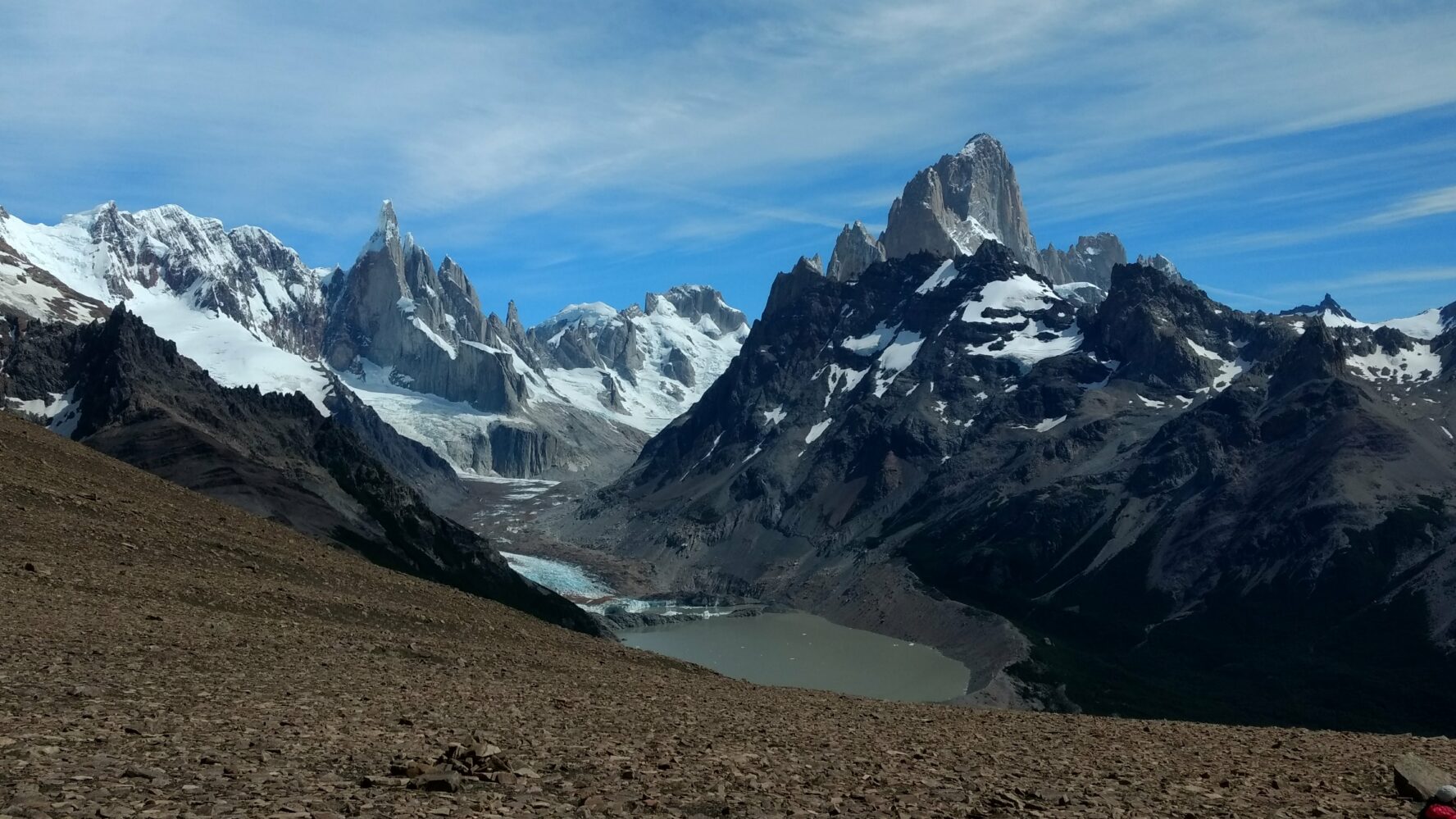 El Chalten Paso del Cuadrado hiking
