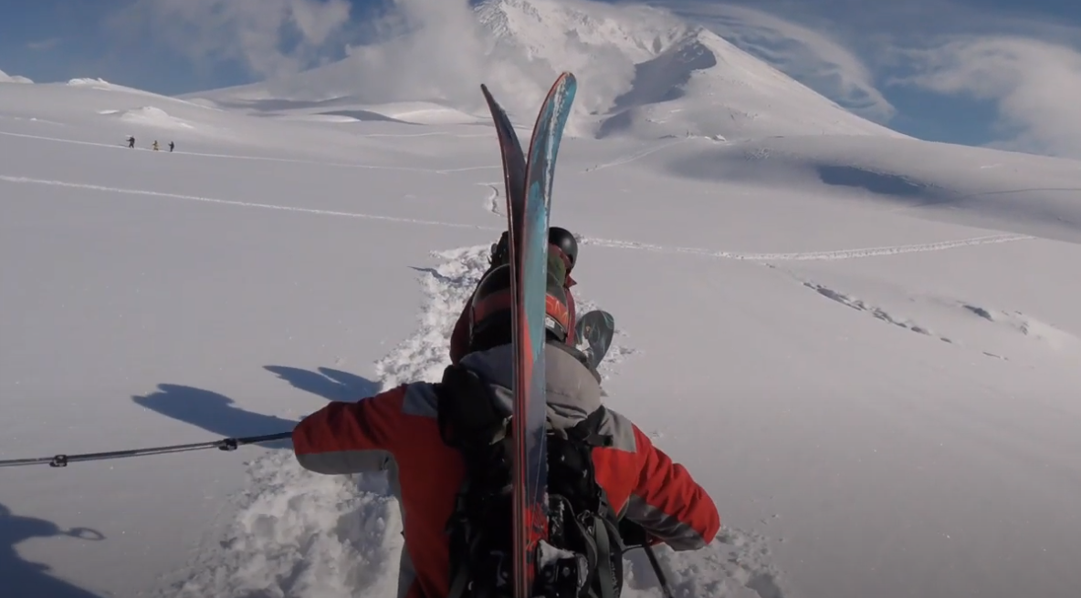 Ashidake backcountry skiing video
