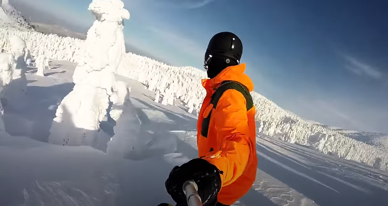 Hakkoda backcountry skiing video