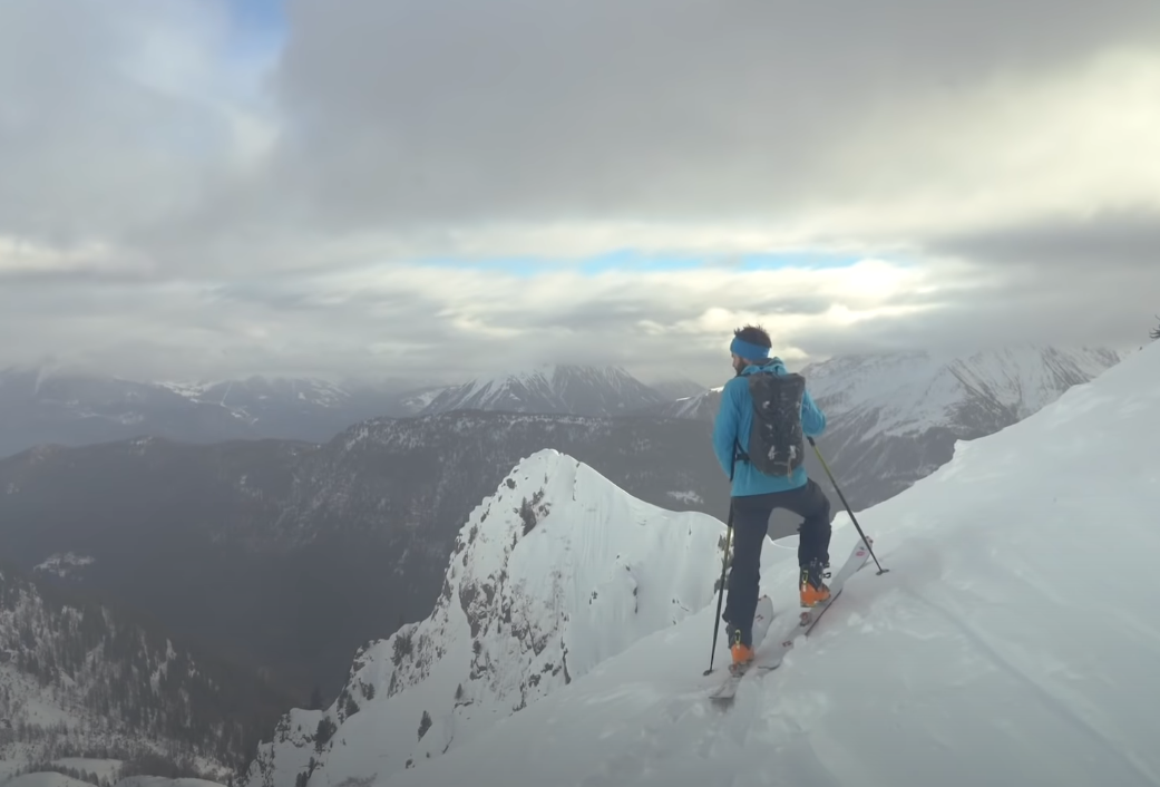 Chamonix ski touring video