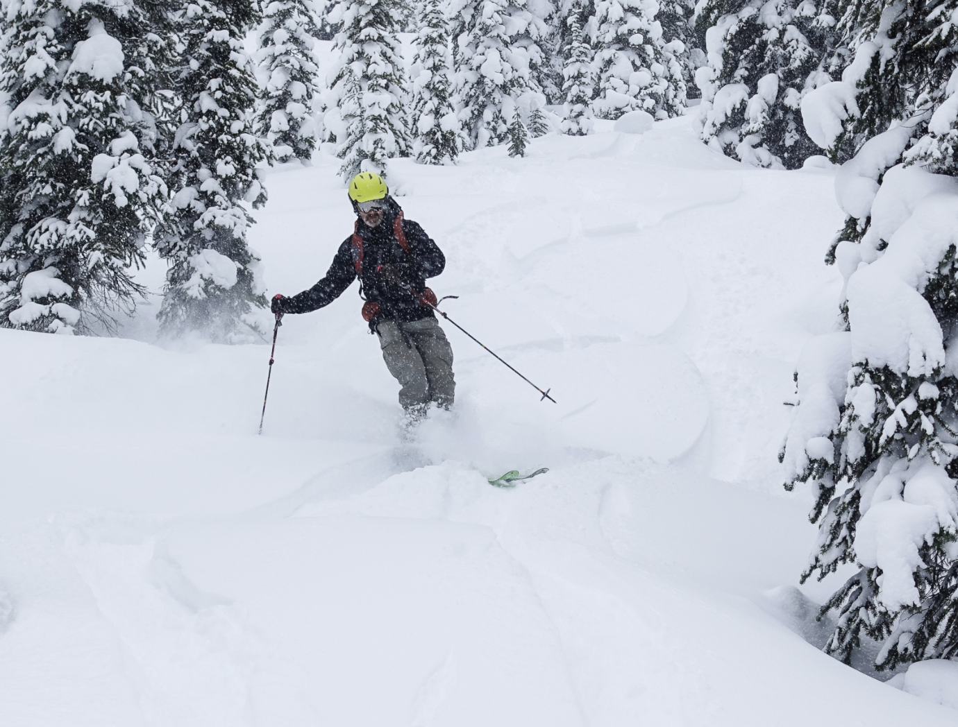 Golden Day Hits backcountry skiing
