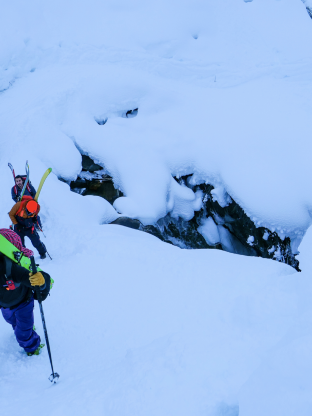 Golden Day Hits backcountry skiing