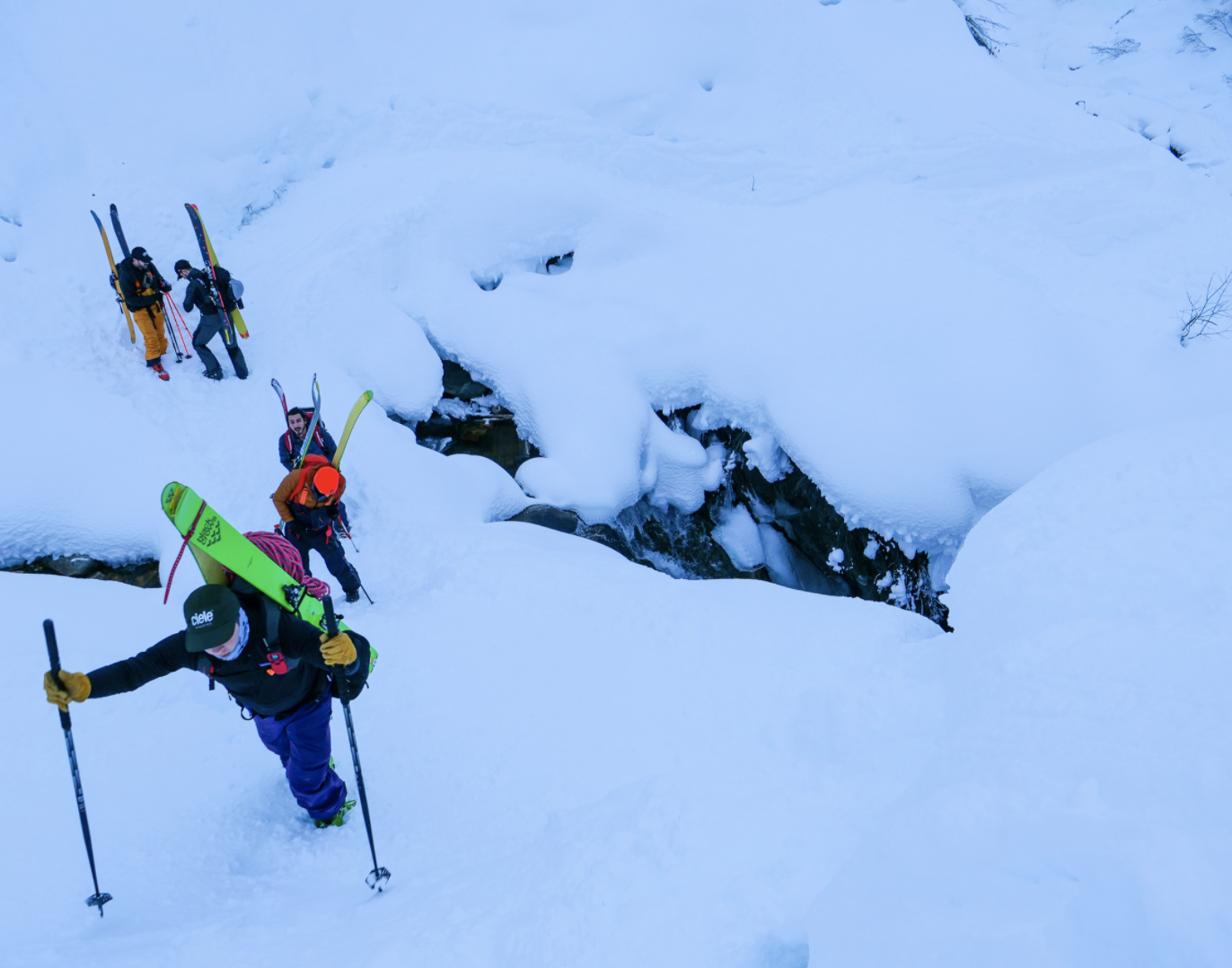 Golden Day Hits backcountry skiing
