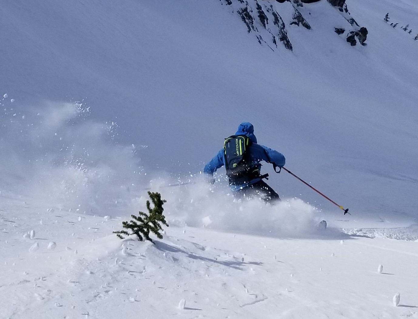 Golden Day Hits backcountry skiing