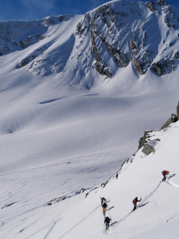 Golden Day Hits backcountry skiing