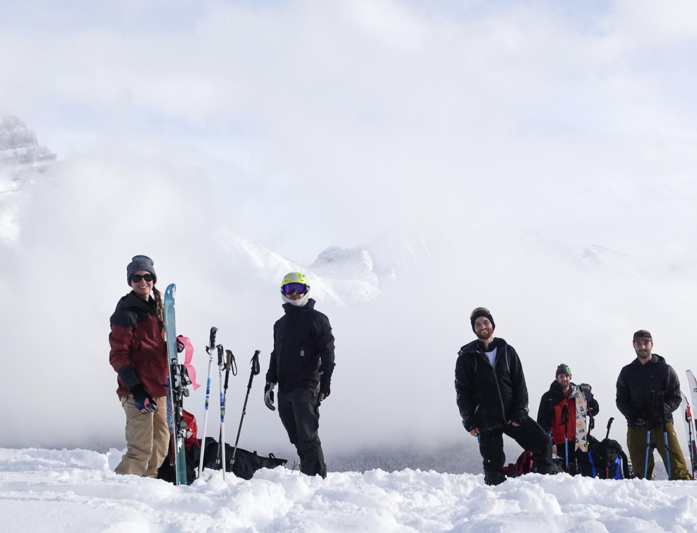 Golden Day Hits backcountry skiing