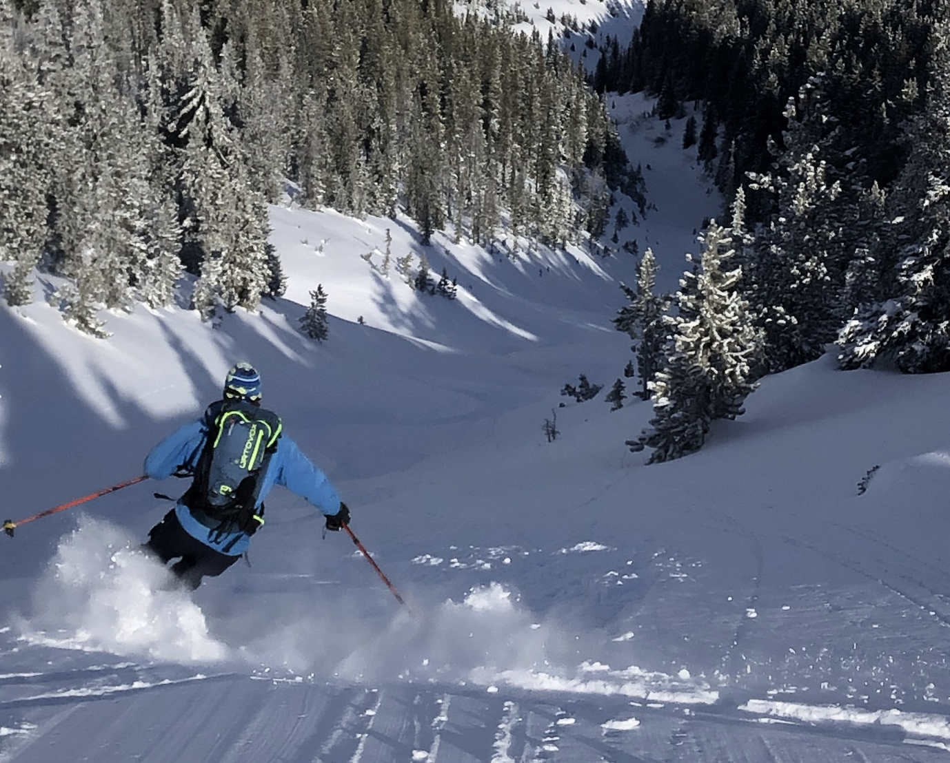 Golden Day Hits backcountry skiing